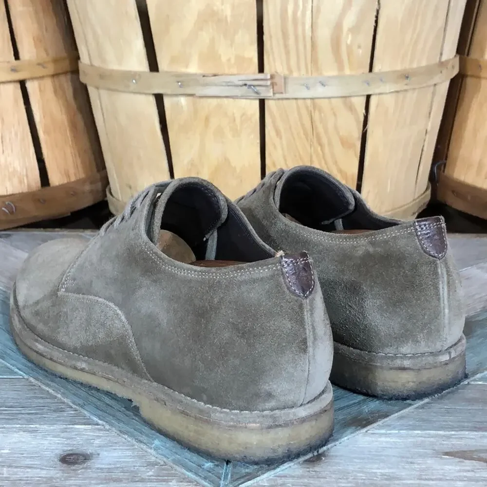 Allen Edmonds Southside Light Brown Suede Crepe Sole Oxfords Shoes Men Size 11.5
